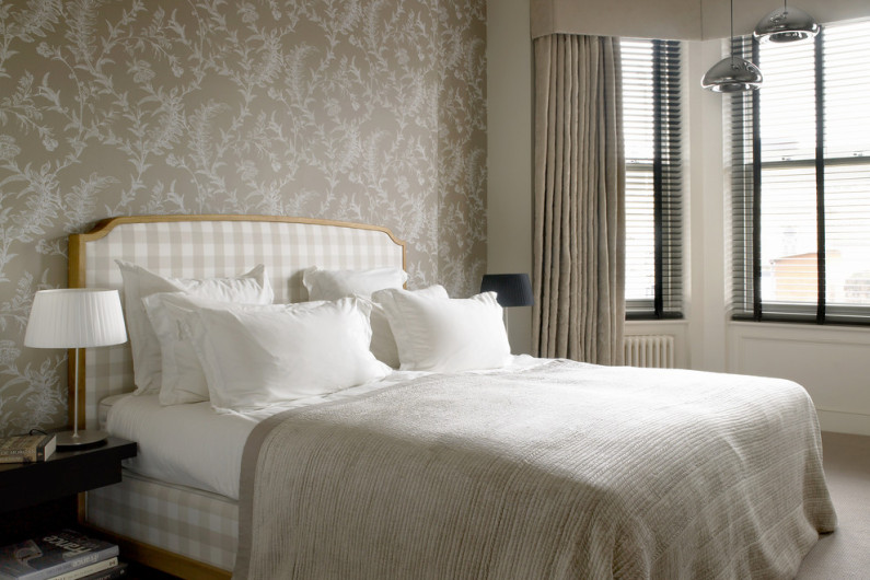 Клетчатый узор «виши» в интерьере